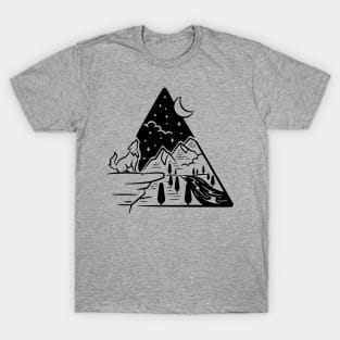 Alone at night T-Shirt